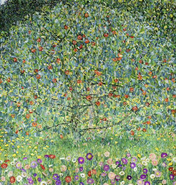   (Gustav Klimt).  (Apple Tree I)