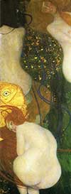   (Gustav Klimt).   (Goldfish)
