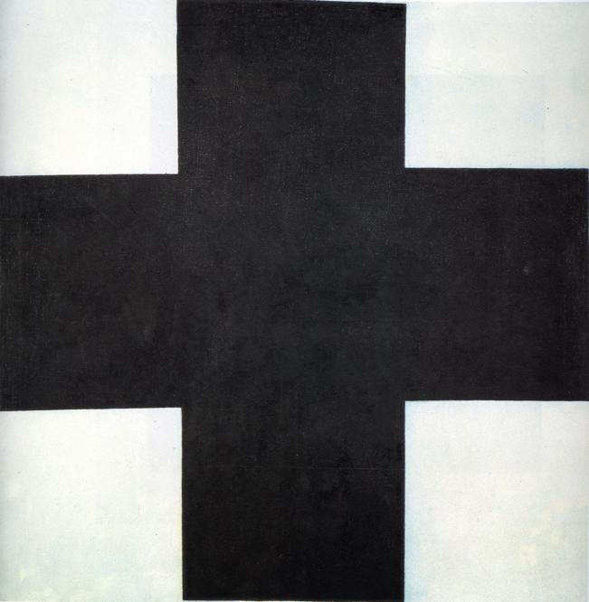   (Kazimir Malevich).   (Black Cross)