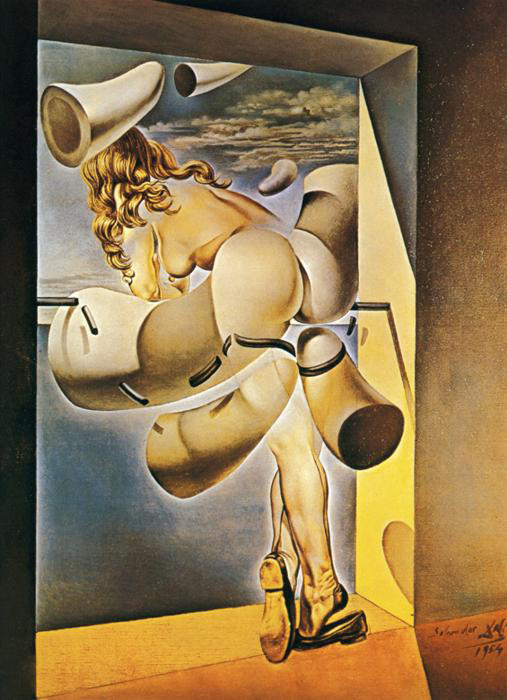   (Salvador Dali).        (Young Virgin Auto-Sodomized by the Horns of Her Own)