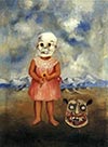 Фрида Кало (Frida Kahlo). Девочка с мертвой маской (Girl with Death Mask)