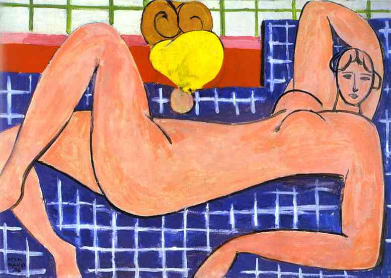 Анри Матисс (Henri Matisse). Розовая обнаженная (Pink Nude)