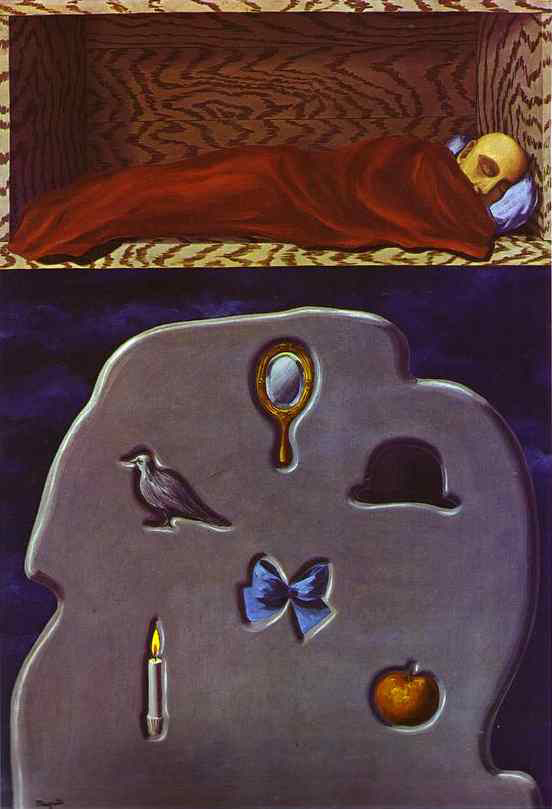   (Rene Magritte).   (The Reckless Sleeper)