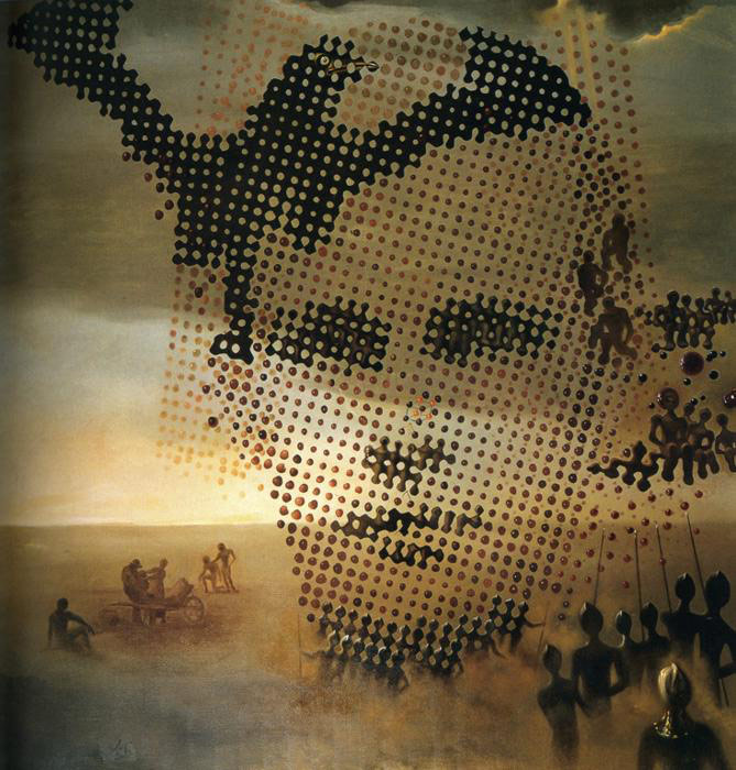 Сальвадор Дали (Salvador Dali). Портрет умершего брата (Portrait of Dead Brother)